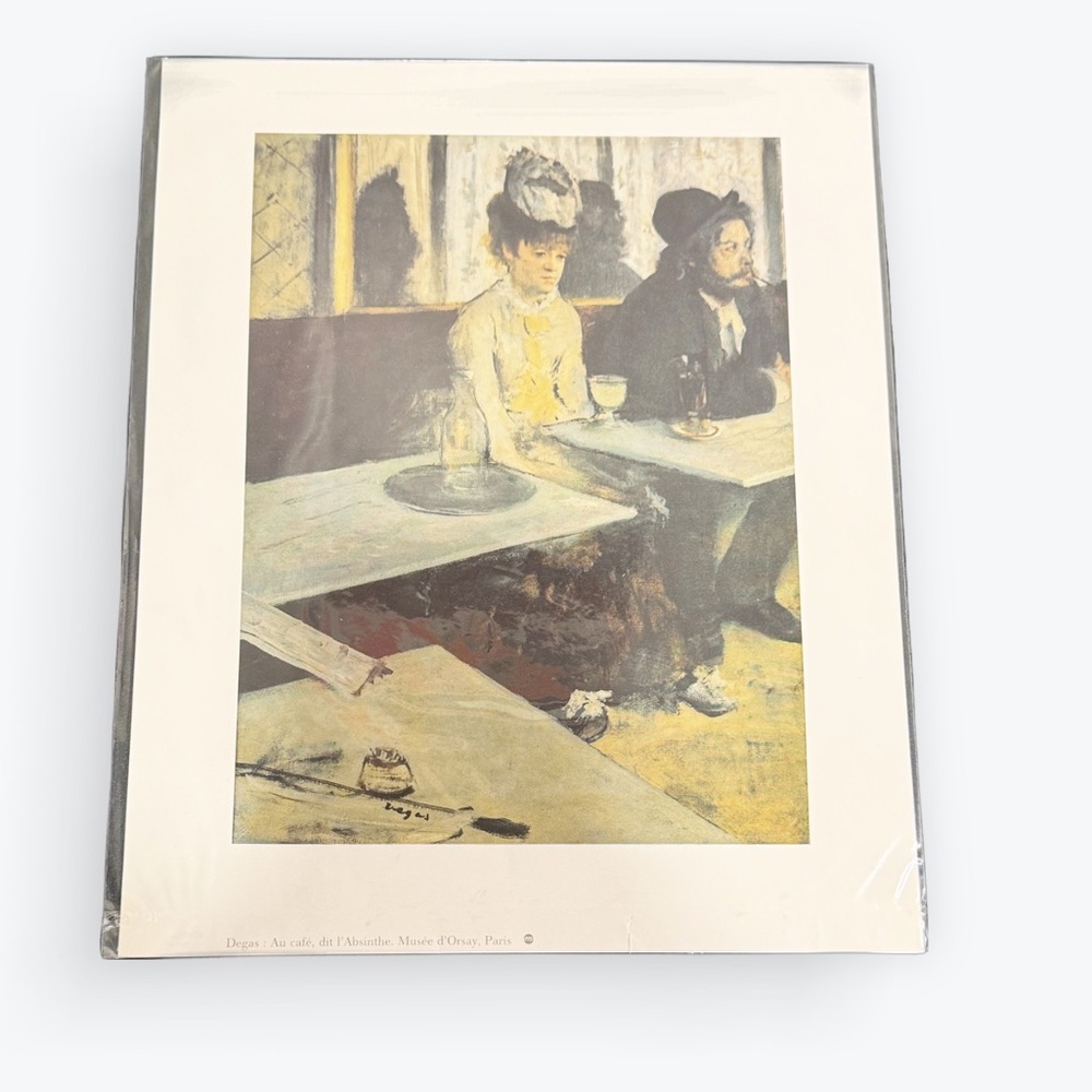 Degas: Au cafe, dit l’Absinthe Art Print